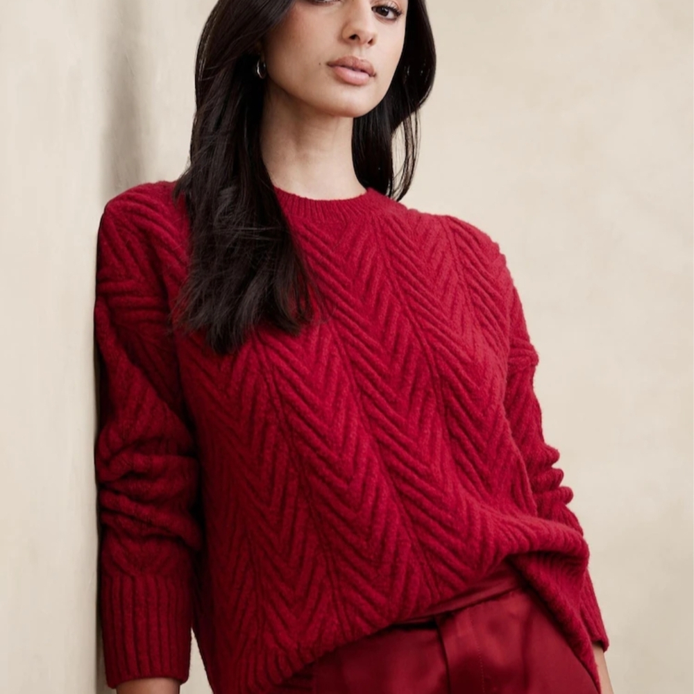 Banana Republic Nadia Cable Knit Sweater